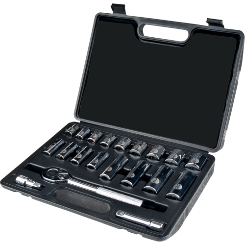 Jeu de douilles, 20 Mcx, Prise de 3/8", Profond Mukwa Safety Services