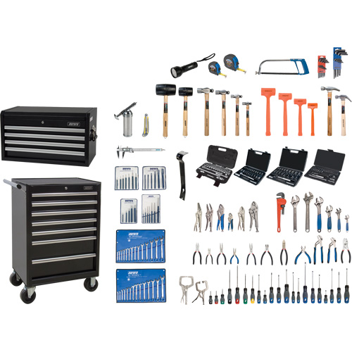Master Tool Set with Steel Chest and Cart, 236 Pieces Mukwa Safety Services