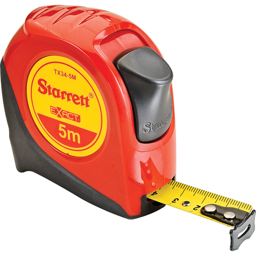 Ruban &agrave; mesurer, 19 mm x 5 m, Marques de goujon Millim&egrave;tres Mukwa Safety Services