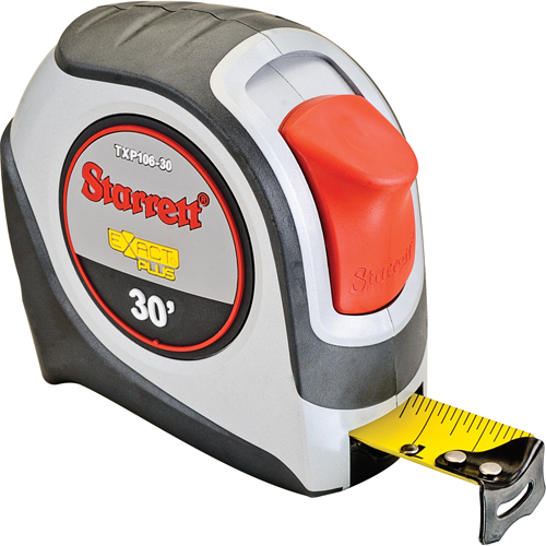 Ruban &agrave; mesurer s&eacute;rie KTXP, 1" x 30', Marques de goujon 1/16" Mukwa Safety Services