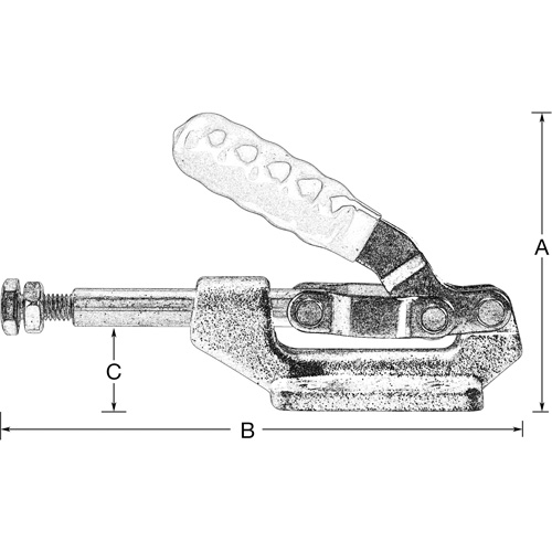 Straight Line Hold Down Clamps, 600 lbs. Clamping Force Mukwa Safety Services
