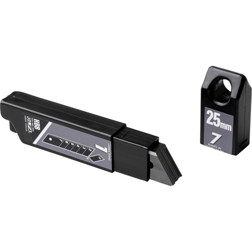 Ultra-Sharp Black Replacement Blades, Snap-Off Style Mukwa Safety Services