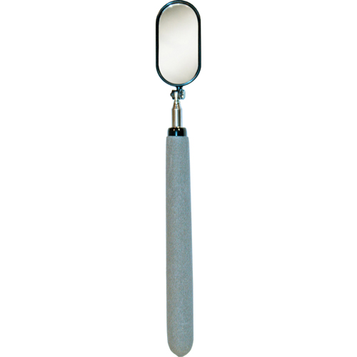 Miroir d'inspection, Ovale, 1-1/2" lo x 1-1/4" la, T&eacute;lescopique Mukwa Safety Services