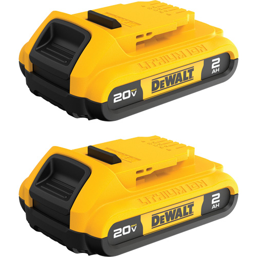 Blocs-piles Max* Compact, Lithium-ion, 20 V, 2 A Mukwa Safety Services