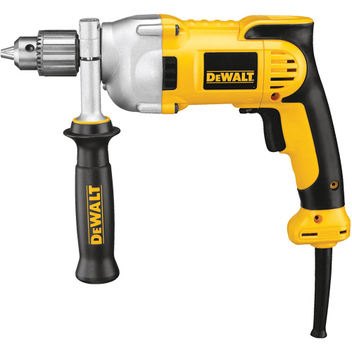 Heavy-Duty VSR Pistol Grip Drill, 1/2" Chuck, 10 A, 120 V, 0-1250 RPM, Keyed Chuck Mukwa Safety Services