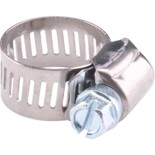 Reusable Zinc Plated Stainless Steel Clamp, Min Dia. 5/16", Max Dia. 7/8" Mukwa Safety Services
