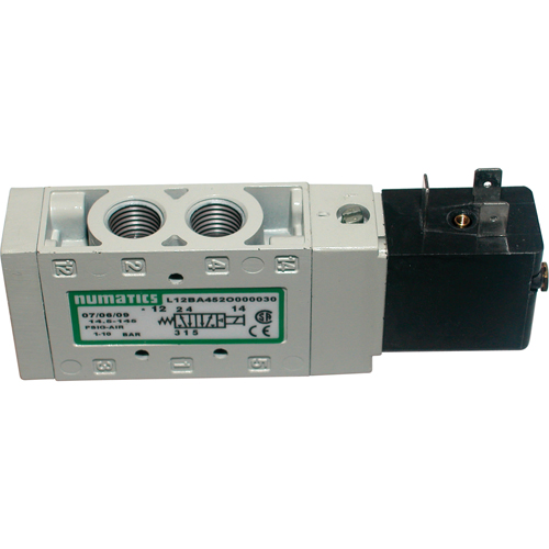 Pilot 5-Way 2-Position 4-Way Solenoid Valves, 3/8" Pipe, 150 PSI Mukwa Safety Services