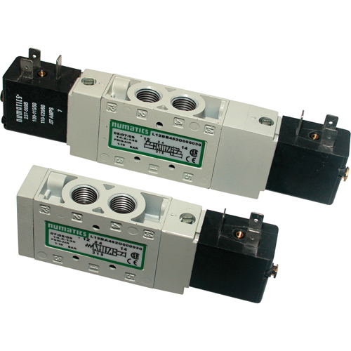 Pilot 5-Way 2-Position 4-Way Solenoid Valves, 1/8" Pipe, 150 PSI Mukwa Safety Services