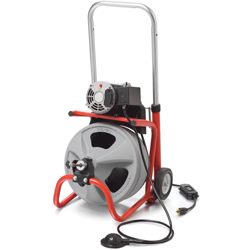 K-400 Drain Cleaning Machine with C-31 IW Cable, Electric, 3/8" Mukwa Safety Services