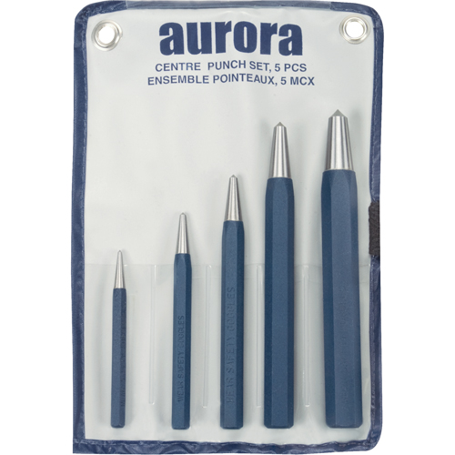 Center Punch Set, 5 Pieces Mukwa Safety Services