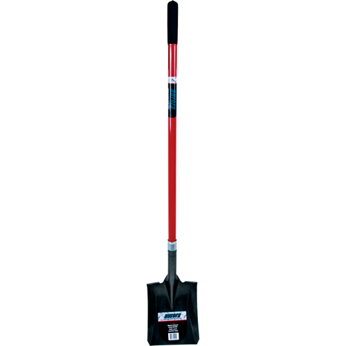Pelle carr&eacute;e robuste, Fibre de verre, Lame Acier au carbone, Manche en Droit, Longueur 47-1/2" Mukwa Safety Services