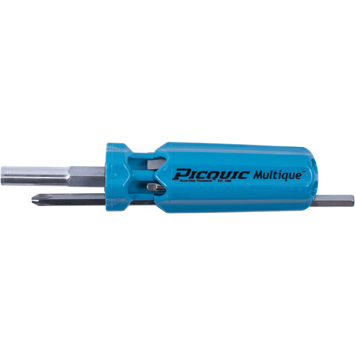 Multique Multi-Bit Screwdrivers, 2-1/2" L Mukwa Safety Services