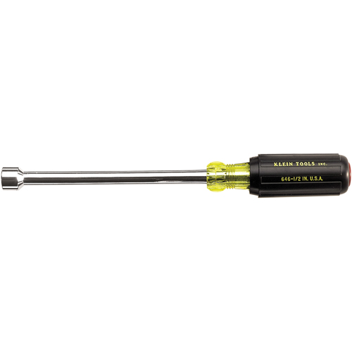 Nut Drivers- 6" Shafts, 3/8" Drive, 9-3/4" L, Magnetic Mukwa Safety Services