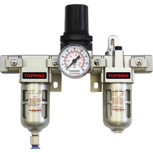 Airflo Modular Filter/Regulator & Lubricator (Gauge Included), 1/4" NPT Mukwa Safety Services