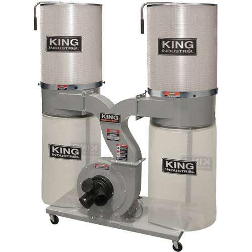Dust Collectors with 2 Canister Filters, 55-1/2" x 23" x 70" Mukwa Safety Services