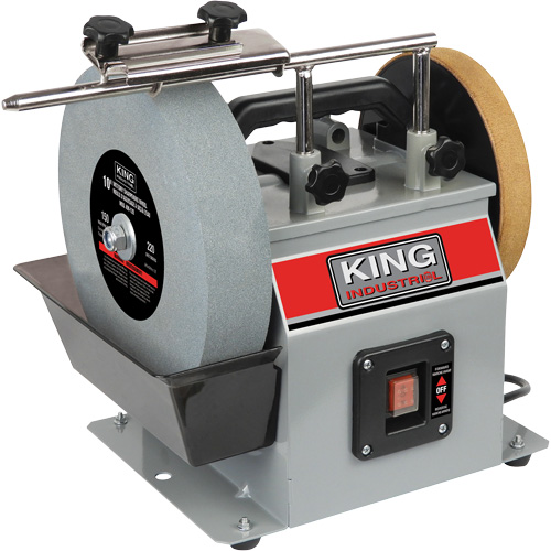 Affûteuse s&egrave;che-humide, Dia de roue 10", 1/4 CV, 115 tr/min Mukwa Safety Services
