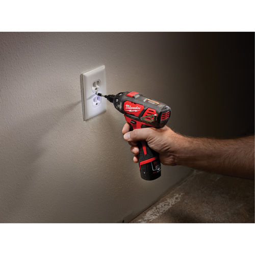 Ensemble de tournevis hexagonal M12, 1/4", 12 V, 175 lb-pi couple max., Lithium-ion bloc-pile Mukwa Safety Services