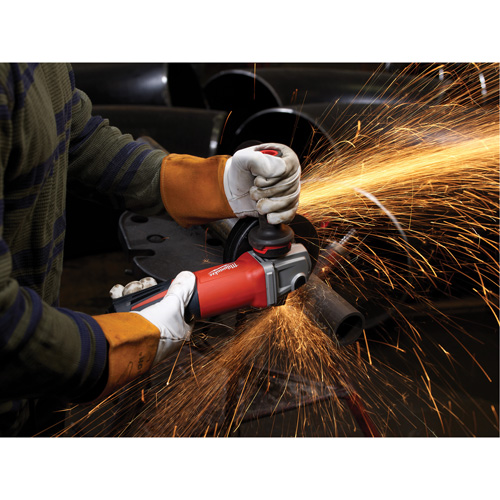 Small Paddle No-Lock Angle Grinder, 6", 120 V, 13 A, 9000 RPM Mukwa Safety Services