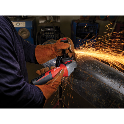 Small Paddle No-Lock Angle Grinder, 6", 120 V, 13 A, 9000 RPM Mukwa Safety Services