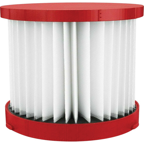 Dry Vacuum Filter, Hepa, Fits 1.6 - 2.5 US gal. Mukwa Safety Services