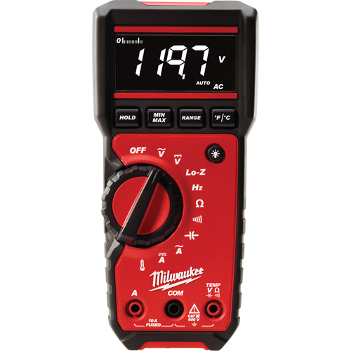 True RMS Multimeter, AC/DC Voltage, AC/DC Current Mukwa Safety Services