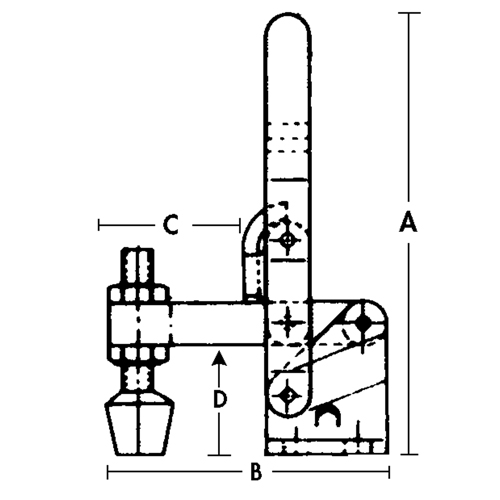 Vertical Hold-Down Clamps - 201 Series Mukwa Safety Services