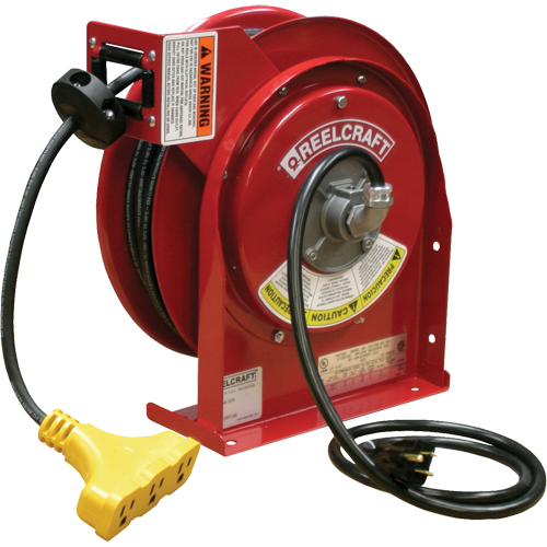 Cord Reels, 45', SJEOOW, 12 Gauge, 15 A Mukwa Safety Services