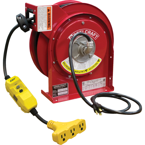 Cord Reels, 45', SJEOOW, 12 Gauge, 15 A Mukwa Safety Services