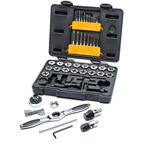 Metric Ratcheting Tap & Die Set, 42 Pieces Mukwa Safety Services