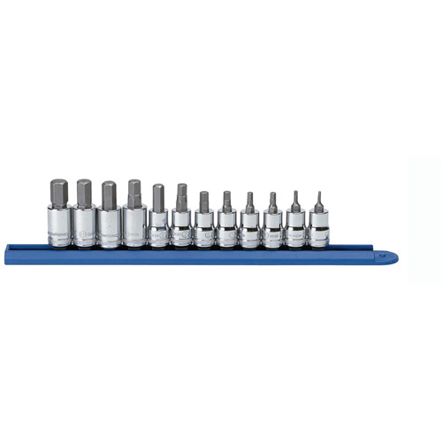 Metric Socket Set, Hex, 3/8" Drive, 12 Pcs Mukwa Safety Services