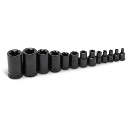 External Torx&reg; Socket Set, 1/2"/1/4"/3/8" Drive Mukwa Safety Services