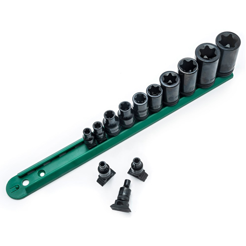 External Torx&reg; Socket Set, 1/2"/1/4"/3/8" Drive Mukwa Safety Services