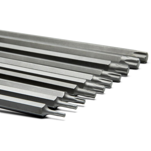 Long Bit Socket Set, Torx&reg;, 1/4"/3/8" Drive, 10 Pcs Mukwa Safety Services
