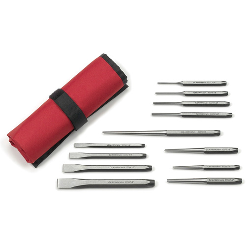 Punch & Chisel Set, 12 Pieces Mukwa Safety Services