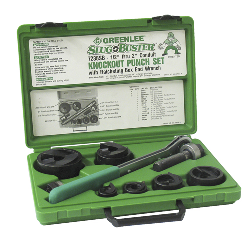Ensemble de poinçonnage avec cliquet et poinçons SlugBuster Mukwa Safety Services