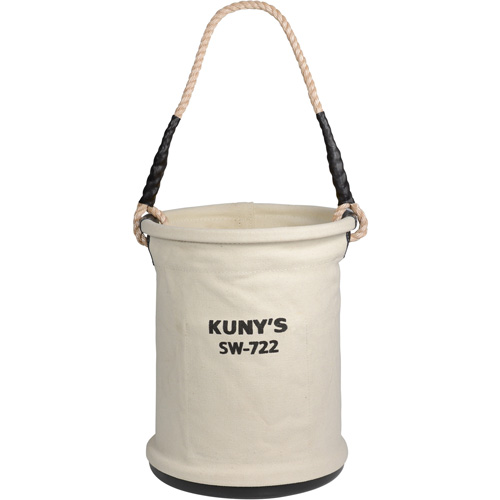 Seaux &agrave; outils robustes, 11" lo x 11" la x 16" h, Toile, Beige Mukwa Safety Services