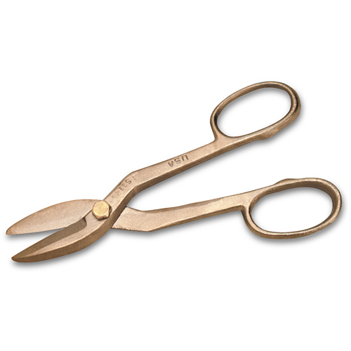 Sheet Metal Snips, 3" Cut Length, Straight Cut Mukwa Safety Services