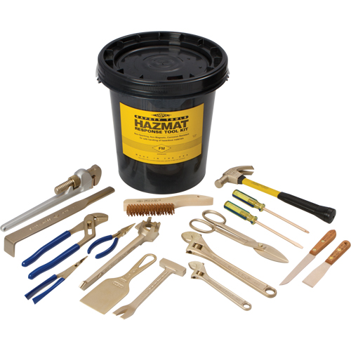 Trousses d'outils mati&egrave;res dangereuses 17 morceaux Mukwa Safety Services