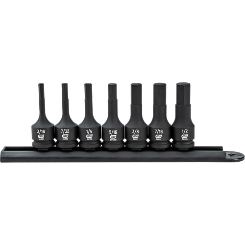 Hex Bit Impact SAE Socket Set, 7 Pieces Mukwa Safety Services