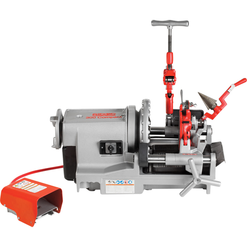 Machine &agrave; fileter compacte no 300, 52 tr/min, Filetage de la tige 1/2" - 2" Mukwa Safety Services