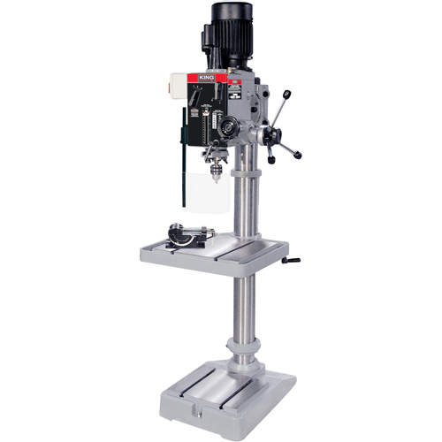 Gearhead Drilling Machines, 1/2" Chuck, 6 Speed(s), 21-3/4" W x 19-1/2" L, #3 Morse Mukwa Safety Services
