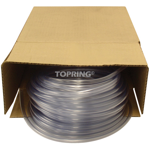 Tube, Air/Eau, 0,625" DE x 100' lo, PVC, Transparent, 30 psi @ 20°C Mukwa Safety Services