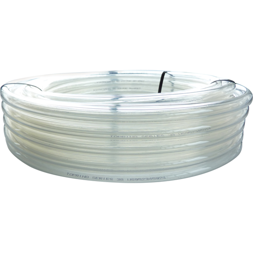 Tubing, Air/Water, 1.25" OD x 100' L, PVC, Clear, 25 PSI  @ 20°C Mukwa Safety Services