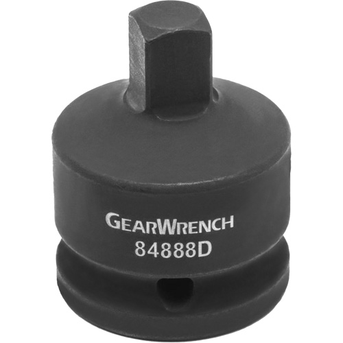 Adapter Socket, Impact, 3/4" Drive, 1/2" Socket, 2.126" L, Ball Mukwa Safety Services