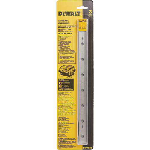 13" Disposable Reversible Thickness Planer Knives Mukwa Safety Services