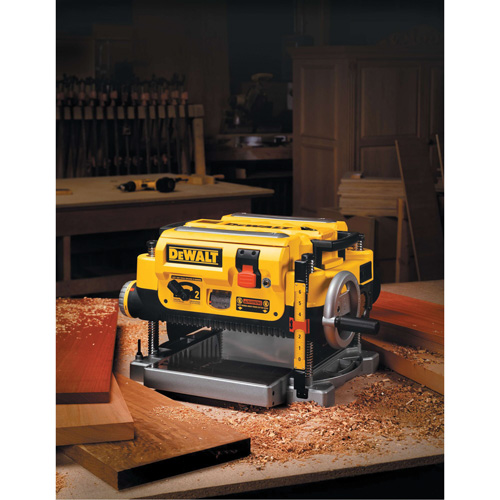 2-Speed Thickness Planer, 19-3/4" W x 22-1/2" L x 13-1/2" H, 20000 RPM No Load Speed Mukwa Safety Services