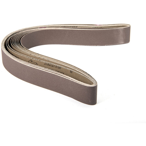 Courroie pour ponceuse d'&eacute;tabli, 6" la x 48" lo, Oxyde d'aluminium, Grain 100 Mukwa Safety Services