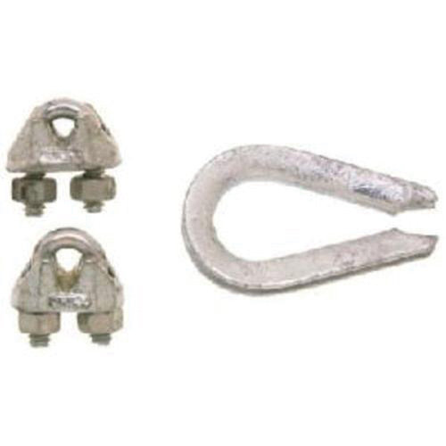 Wire Rope Clips with Thimble Set Mukwa Safety Services