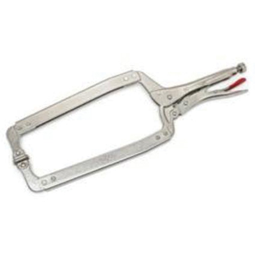 Pince-&eacute;tau en C avec plaquettes pivotantes, Longueur 18", Pinces serre-joints Mukwa Safety Services