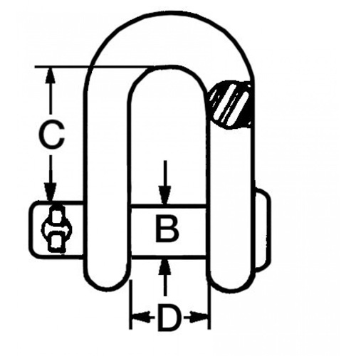 Campbell&reg; Super Blue Utility Clevis Mukwa Safety Services